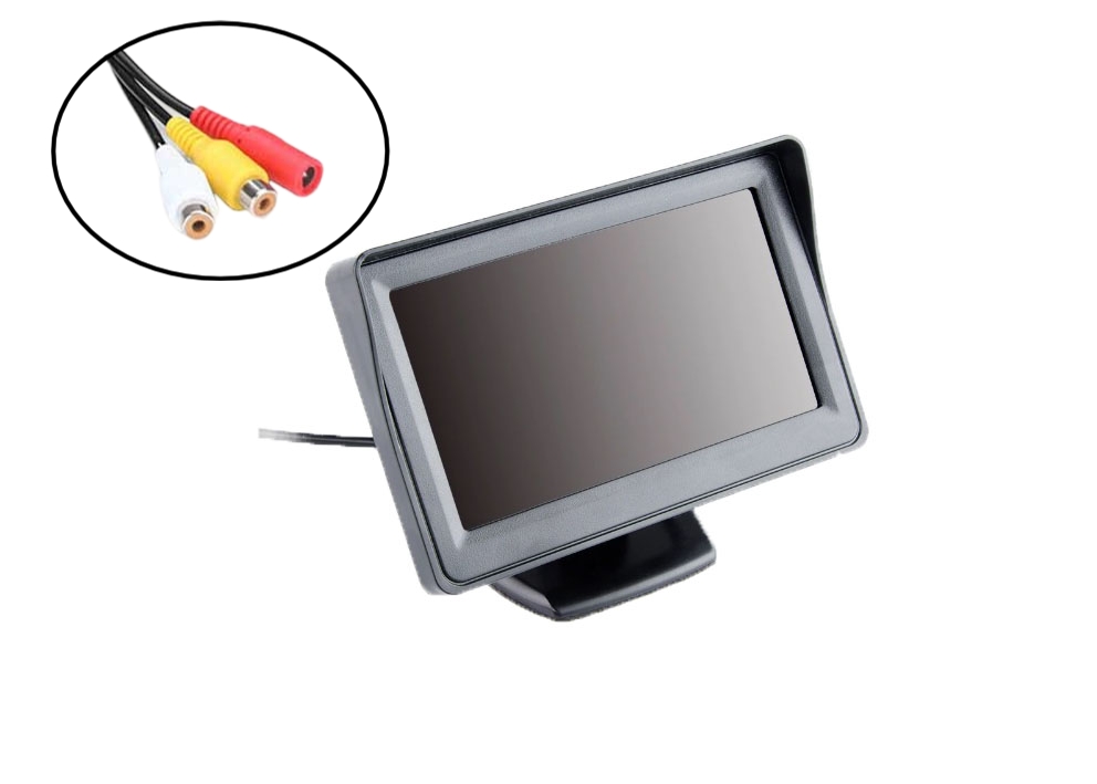 LCD 4,3" monitor R0007 pro parkovac kameru a jin - 678 K